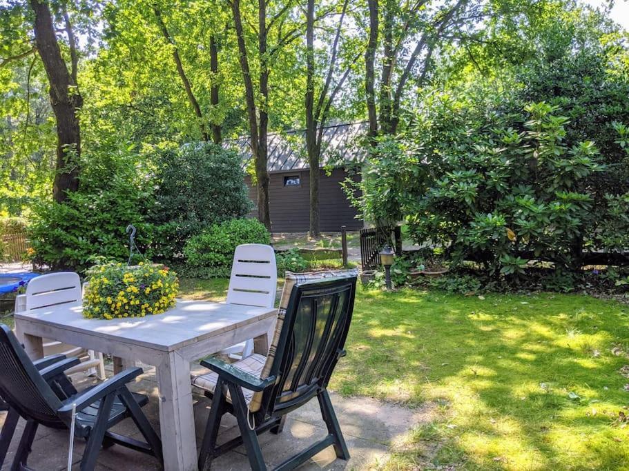 Sfeervol Chaletje In Een Rustige Bosrijke Omgeving Diessen Exterior foto